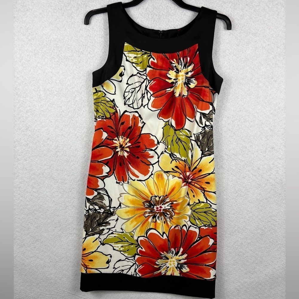 AB Studio Sleeveless Floral Dress Size 6